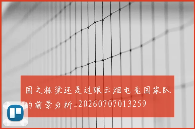 国之栋梁还是过眼云烟电竞国家队的前景分析_20260707013259
